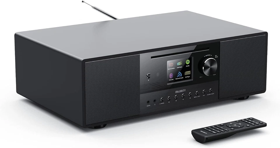 Internetradio mit DAB+, CD, BT, integrierter 6" Sub, Majority Quadriga, WIE NEU! - Bild 2 von 4