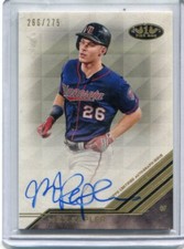 2018 Topps Tier One - MAX KEPLER - Autograph - TWINS #d/275