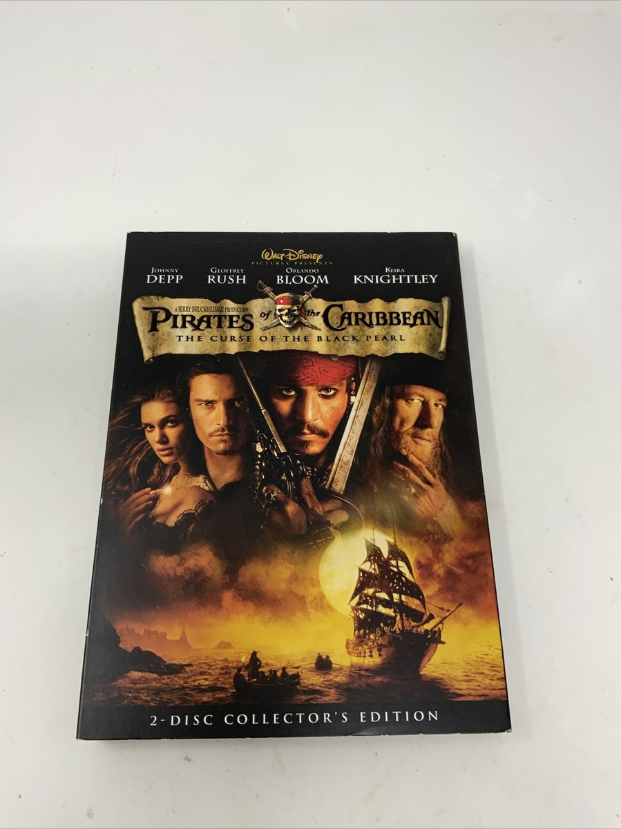 Pirates of the Caribbean: The Curse of the Black Pearl (DVD, 2003
