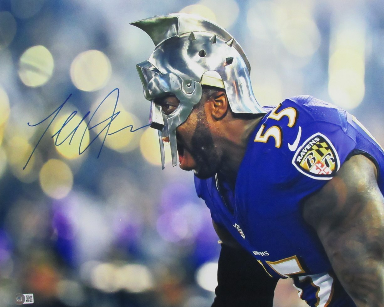 Helmet Stalker on X: Ravens LB Terrell Suggs is using a custom