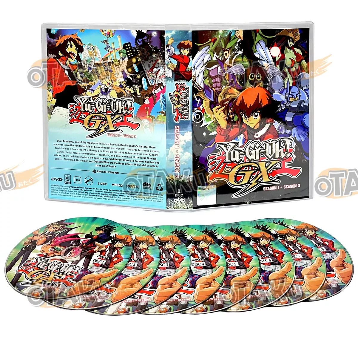 YU-GI-OH! GX (SEASON 1-3) - ANIME TV SERIES DVD BOX SET (1-180 EPS) (ENG  DUB)