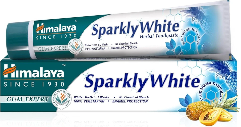 Himalaya Sparkly white herbal Zahnpasta 75 ml (1 Pack)