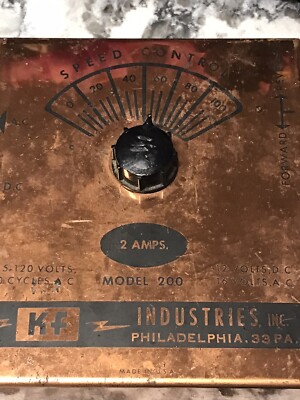 KF industries model 200 Transformer For Trains Etc