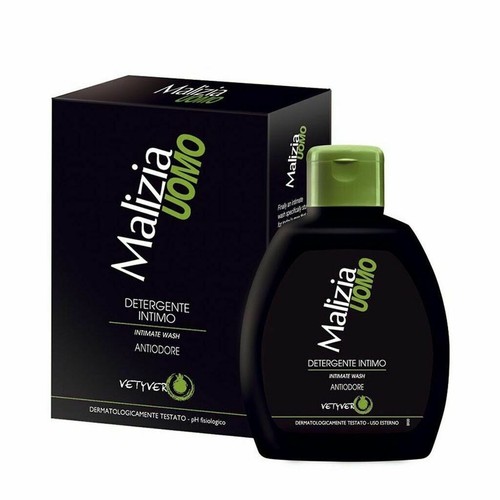 Malizia Uomo Vetyver Men Intimate Hygiene Soap Skin Care Fresh Cleaning 200ml - Picture 2 of 5