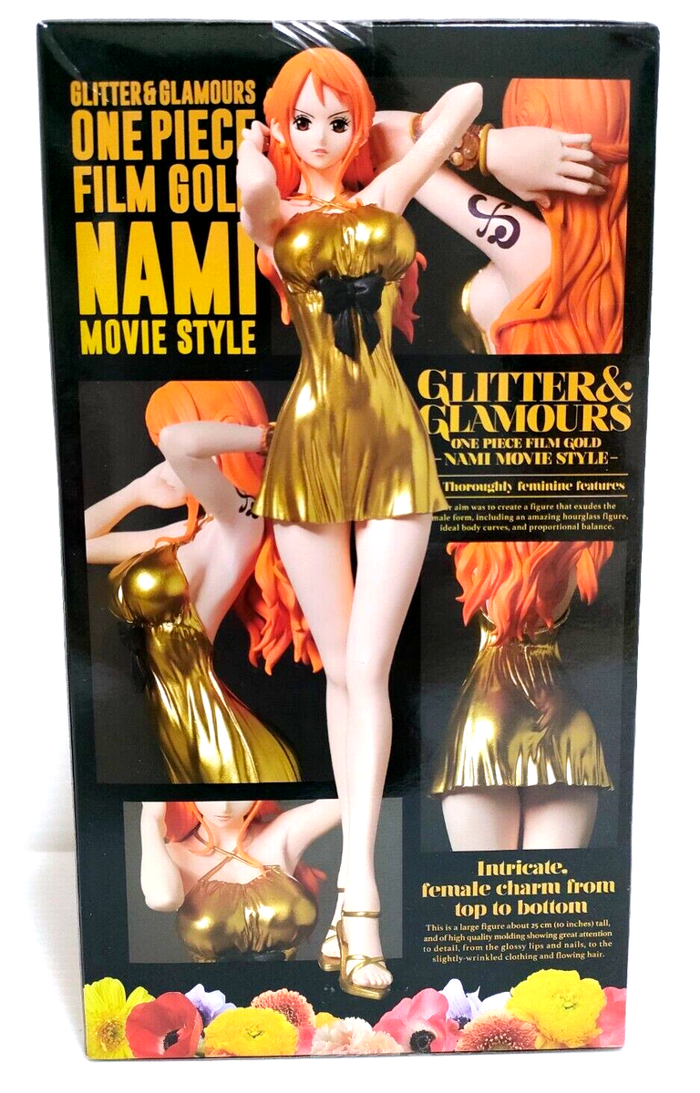 One Piece Glitter & Glamours NAMI Figure Film Gold Movie Style