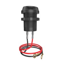 12v-24v Car Charger Cigarette Lighter Socket Dual Ports Fast Charging With Wire