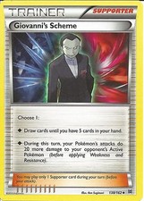 138/162 Giovanni's Scheme Uncommon: Pokemon Trading Card Game XY Break Through