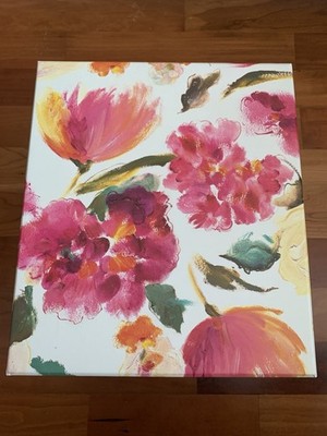 Aveline Floral Decorative Lidded Box Large Rectangular Multicolor Paperboard