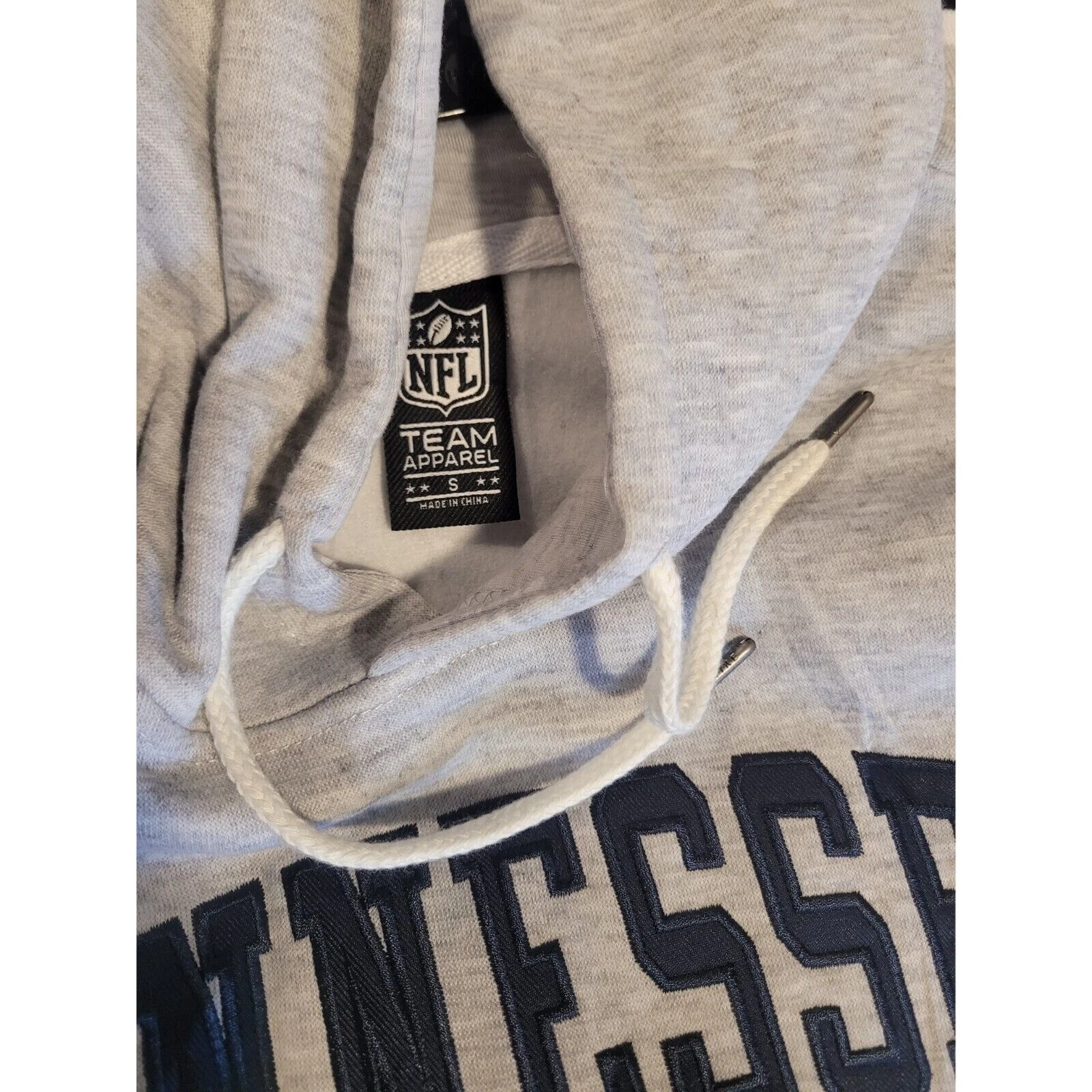 VETEMENTS Felpa con cappuccio NFL Team Apparel ricamata Tennessee TItans taglia small