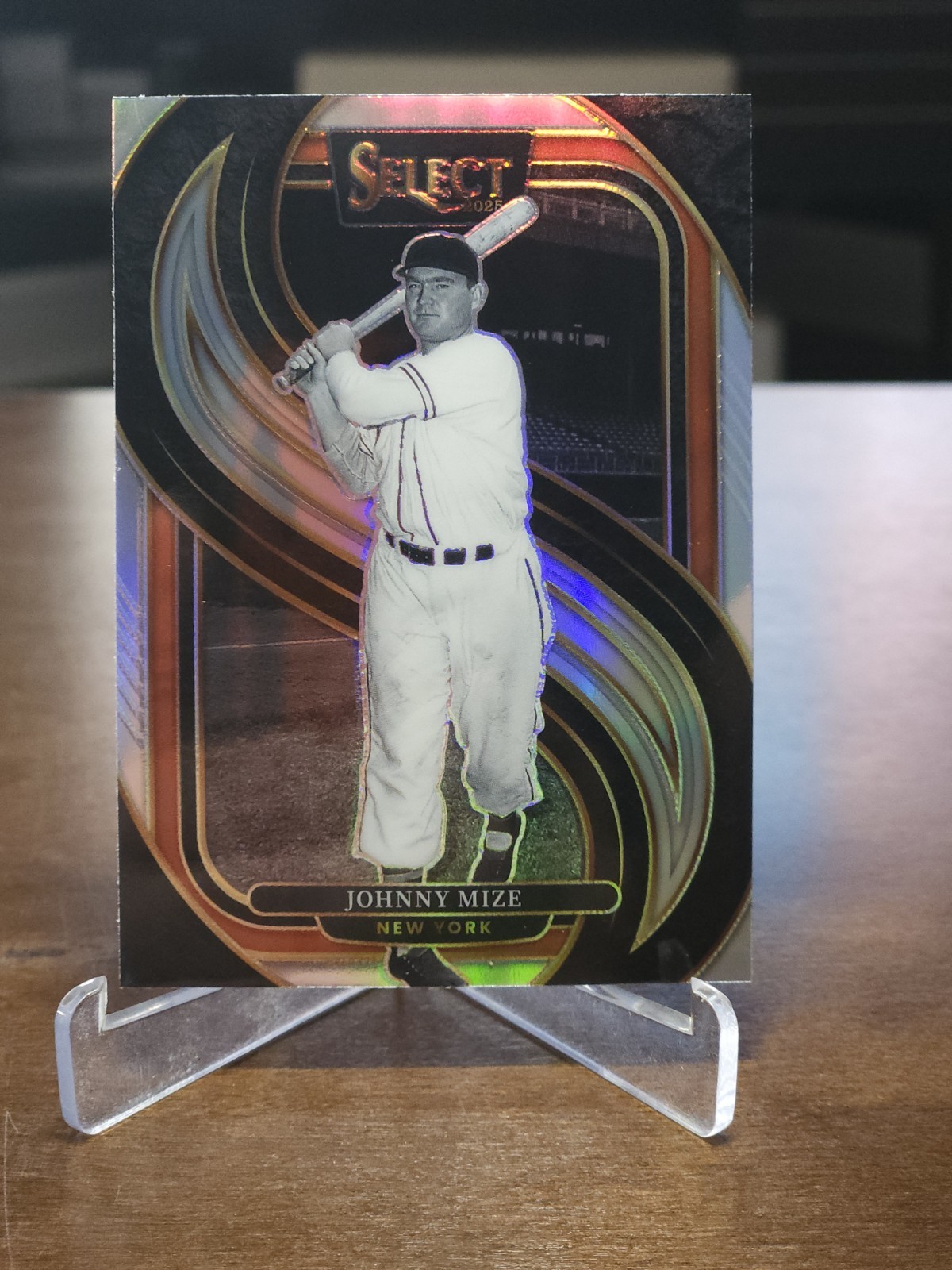 2025 Panini Select - Premier Level Johnny Mize #174 Silver Prizm Yankees