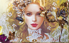 Bead Embroidery Kit "A stranger" Stitching Handmade Beadwork