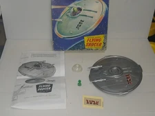 ORIGINAL 1954 PAUL LINDBERG FLYING SAUCER MODEL KIT UFO Built Missing Stand