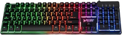 Skytech K-1000CAN Gaming LED-Lit ANSI Canadian French Keyboard-NEW