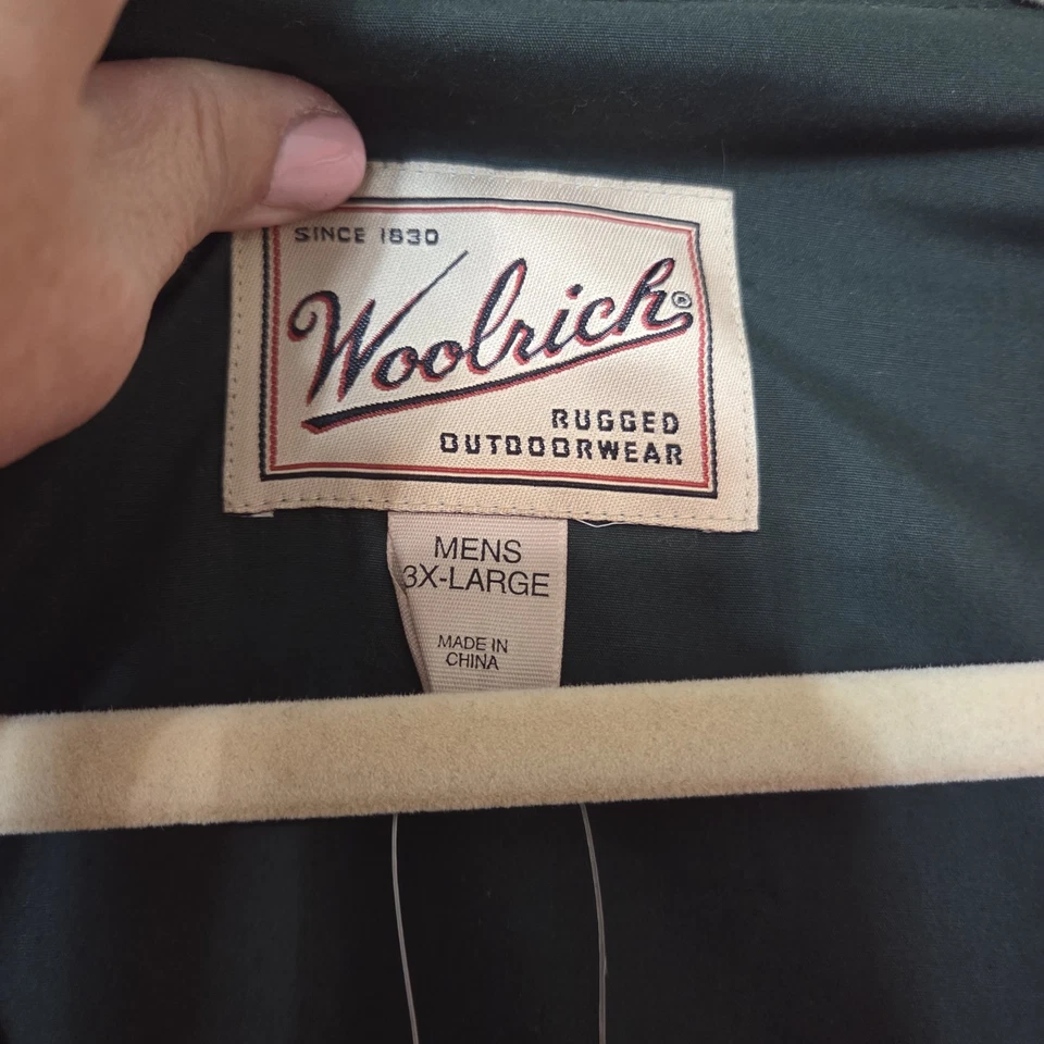 mens vtg woolrich Bird hunting Vest green Hunter orange Cotton Sz 3x 6134 lodin - Image 3 of 4