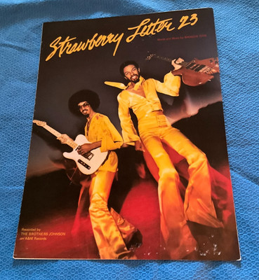 Sheet Music Strawberry Letter 23 The Brothers Johnson  Loc G1