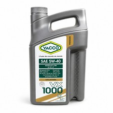 5L YACCO VX 1000 5W40 Motor�l BMW LL01 VW 502.00 505.00 MB 229.5 PSA B71 2296