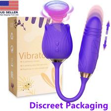 Multispeed Massager Rose Sucker Sucking Personal Massager For Women Gift