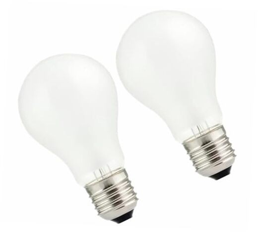 100W Incandescent Light Bulbs,Frosted Bulbs,Dimmable Medium 