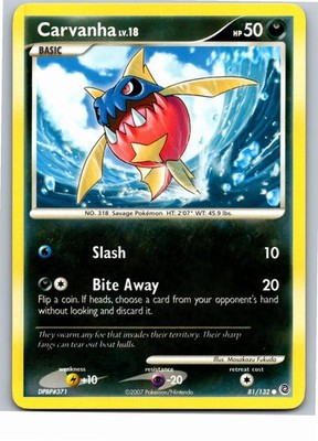 Carvanha Secret Wonders 81/132 2007 NM