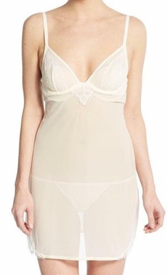 La Perla Studio Marguerite 32C XS Babydoll Thong Set Ivory Bridal