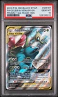 2019 POKEMON SM BLACK STAR PROMO #SM167 FULL ART/CELEBI & VENUSAUR GX PSA 10