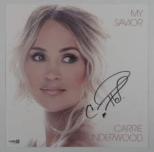 Carrie Underwood JSA Signed Autograph Insert Record Album Vinyl My Savior