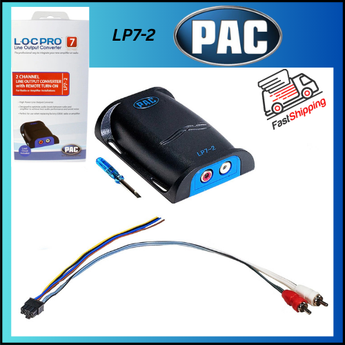PAC LP7-2 / 2-Channel Line Output Converter (LOC) w/ Remote Turn
