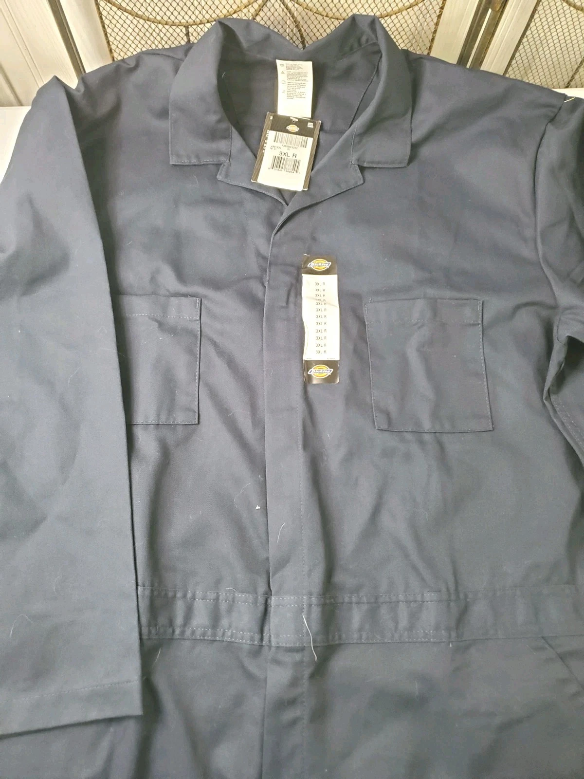 Dickies 3XL Regular Length Long Sleeve Stain Release Dark Blue Coveralls - product detail image 1