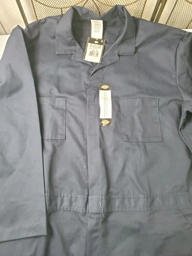 Dickies 3XL Regular Length Long Sleeve Stain Release Dark Blue Coveralls  video thumbnail