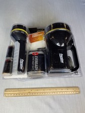 Nuevo paquete de 2 baterías Energizer 6V y D luz de trabajo/linterna combo bombilla krypton **NUEVO*