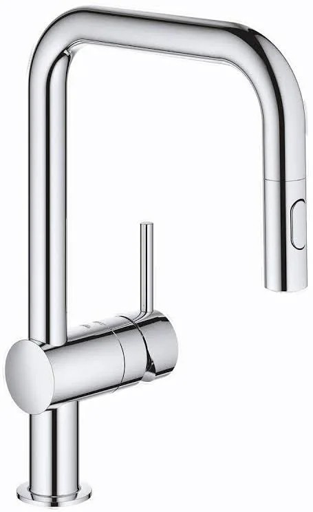 NEW Grohe 32319003 Minta Single Hole Pullout Swivel Kitchen Faucet - Chrome