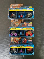 Monster Jam, Marvel Mini Monster Trucks Paquete de 9 (Juego Completo) Die-Cast Serie 1