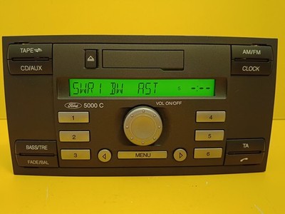 Ford Autoradio 5000C Focus II S-Max Fiesta Fusion Galaxy Radio + CODE