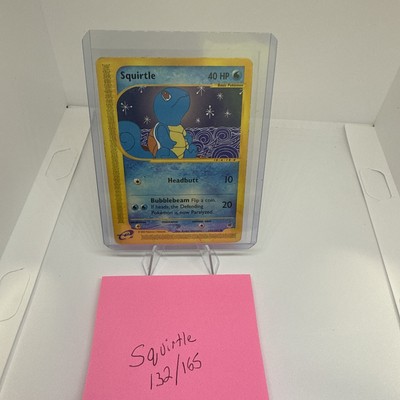 Squirtle 132/165 Expedition Base Set Regular