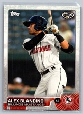 Alex Blandino 140 2015 Topps Pro Debut Billings Mustangs Card