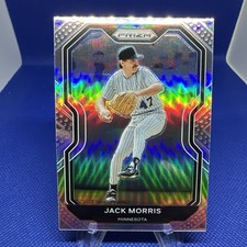 2021 Panini Prizm Baseball Jack Morris #49 Minnesota Twins