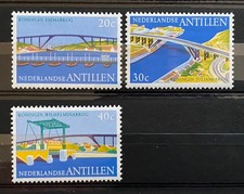 Netherlands Antilles 1975 Queens Bridge Set MNH RO69