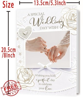 Sensai Wedding Card Congrats Bride Groom Newlyweds Couple Gift