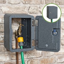 Tap Safe - Protective Lockable Outside Tap Cover Graphite Grey