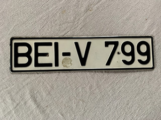 Altkreis Kennzeichen BEI Lkr. Beilngries 46 cm GGB : II/73 sehr guter Zustand