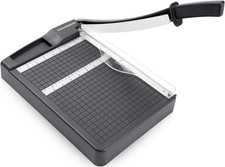 12" Guillotine Paper Cutter Heavy Duty Trimmer with Safety Guard 12 Sheets