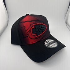 Kansas City Chiefs 2025 New Era 9FORTY A-Frame Fade Snapback Hat NFL NWT OSFA