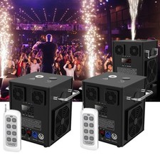 2PCS 700W Cold Spark Machine DMX Stage Effetto Speciale Matrimonio DJ Evento con Telecomando