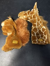 The Puppet Company 2 Giraffe and Squirrel Puppet Plush Stuffed Animals Play