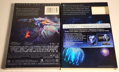 Avatar 3 Disc DVD Set Extended Collector's Edition W/Slipcover