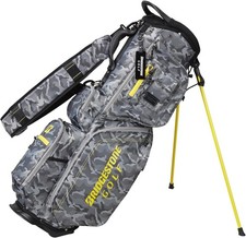 BRIDGESTONE Golf Men's Stand Caddy Bag 9 x 47 inch 2.7kg Gray Camo CB2525