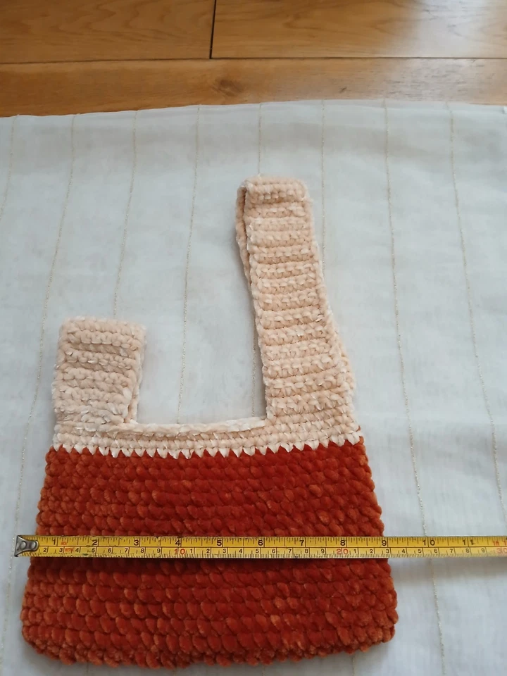 Handmade Crochet, Japanese Knot Tote  Bag , - Image 4 of 4