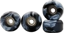 Fingerboard Wheels with Bearing CNC Lathed Swirl Material for Skateboards