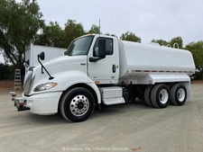 2018 International RH613 4,000 Gallon Water T/A Truck Tank PTO Sprayer bidadoo