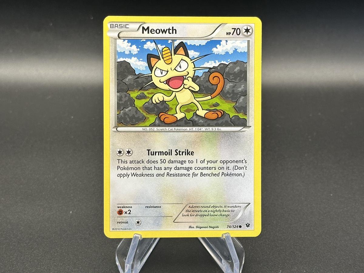 Meowth - 74/124 Fates Collide - Pokémon TCG - 2016 | eBay